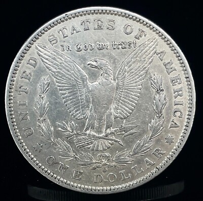 1901-O Morgan dollar VAM-34 Doubled Eyelid obverse close-up showing secondary eyelid impression above Liberty's eye